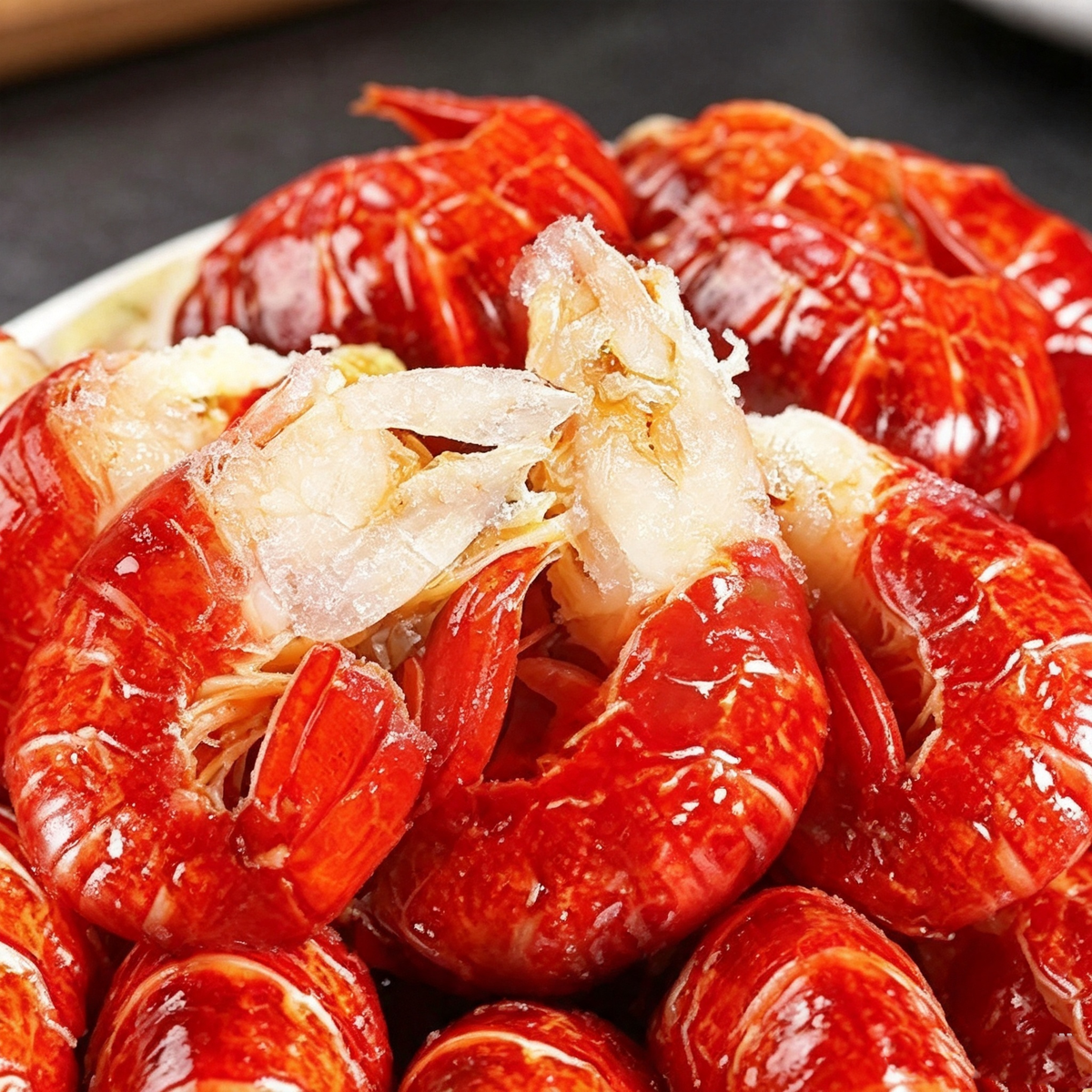 Peeled Cooked Crayfish Tails — Sweet Tail Meat, Minutes to Serve