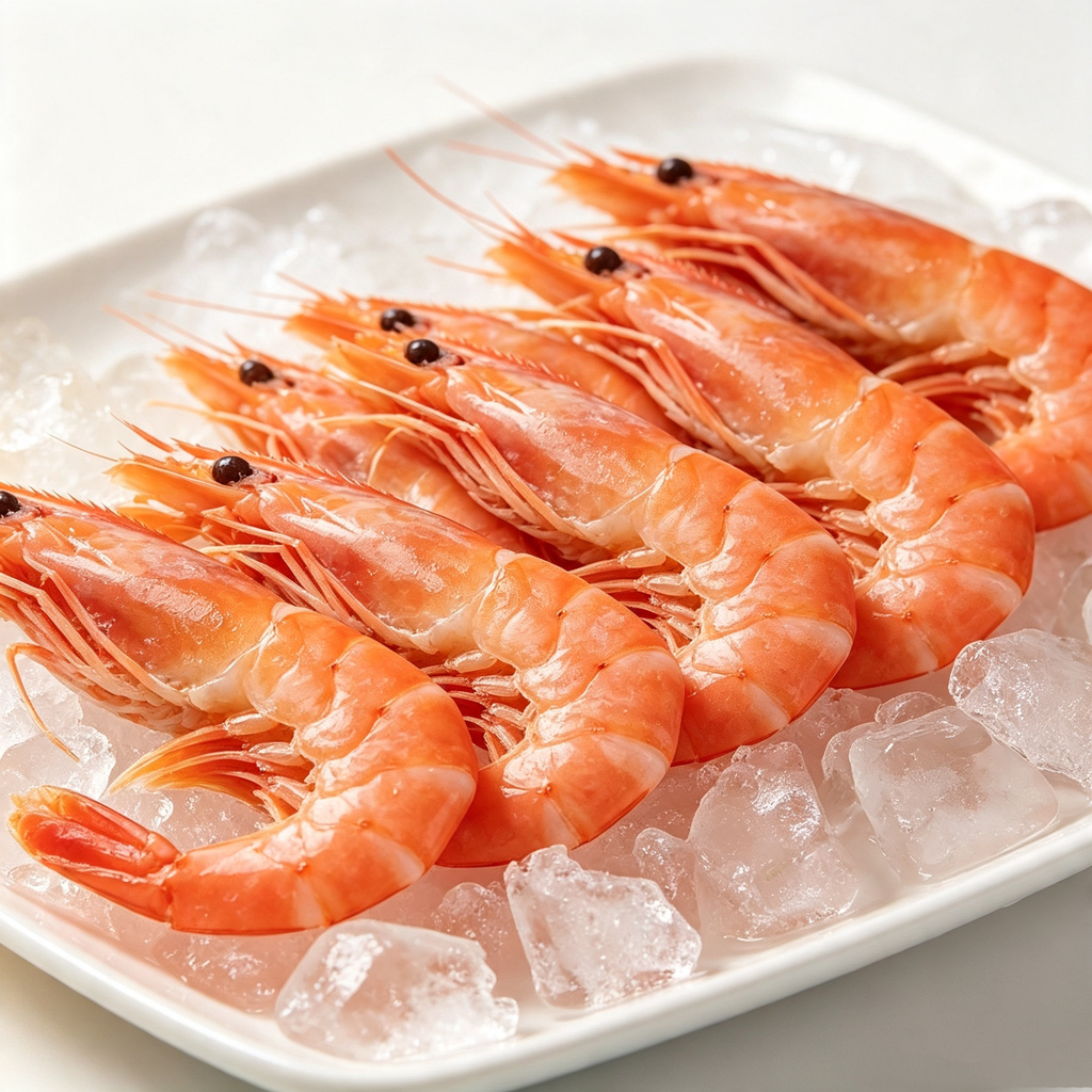 Deep-Sea Red Prawns — Steamed Shell-On, Sweet and Ready to Eat