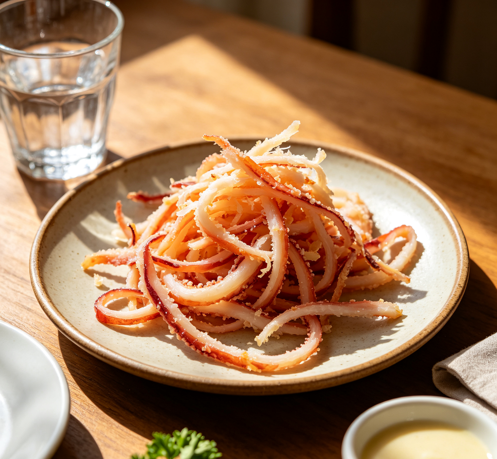 House-Marinated Squid Rings — Tender, Savoury and Pan-Ready